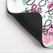 Ze is stevig en waardig gekleed muismat (Hoek)