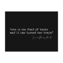 Ze is te dol op boeken Little Women quote