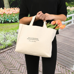 Ze is te gek op Books Quote Mini Tote Bag