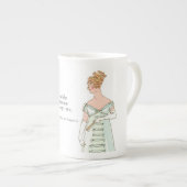 Ze is te tolereren - Pride & Prejudice Porselein Kop (Voorkant rechts)