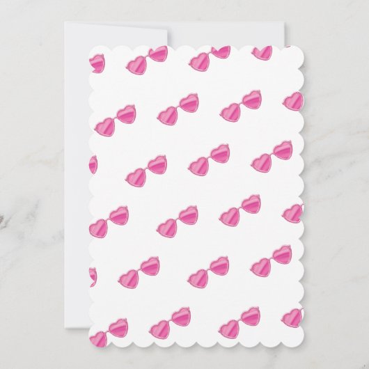 Ze is twee coole Schattigee eerste verjaardag pops Kaart (Achterkant)