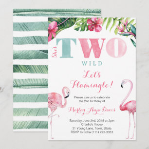Ze is TWEE wilde Kaarten van Flamingo Party