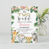 Ze is twee Wilde met Tweede Lond. Kaart (Staand voorkant)