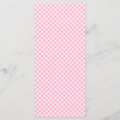 Ze is Tying the Knot Pink Bow Vrijgezellenfeest Di Menu (Achterkant)