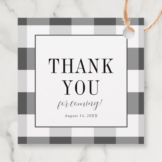 Ze is van de markt af Boerenmarkt Bruiloftsshowers Bedankjes Labels (Achterkant)