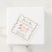 Ze is van de Markt Af Bold & Whimsical Handgeteken Bedankjes Labels (In situ)