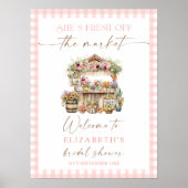 Ze is van de markt Bloemen Vrijgezellenfeest welko Poster (Voorkant)