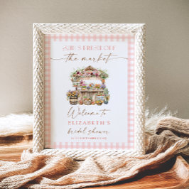 Ze is van de markt Bloemen Vrijgezellenfeest welko Poster