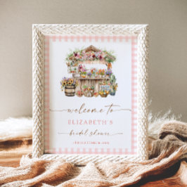 Ze is van de markt Bloemen Vrijgezellenfeest welko Poster