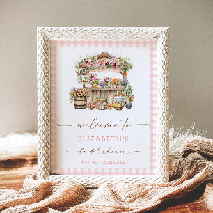 Ze is van de markt Bloemen Vrijgezellenfeest welko Poster