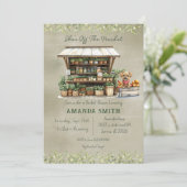 Ze is van de markt Boerderij Stand Vrijgezellenfee Kaart (Staand voorkant)