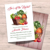 Ze is van de markt boerderij Vrijgezellenfeest Kaart