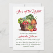 Ze is van de markt boerderij Vrijgezellenfeest Kaart (Voorkant)