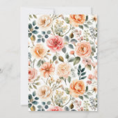 Ze is van de markt Bridal Shower uitnodiging (Achterkant)