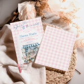 Ze is van de markt bruids douche uitnodiging