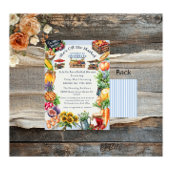 Ze is van de markt bruids douche uitnodiging