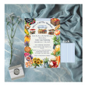 Ze is van de markt bruids douche uitnodiging