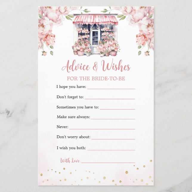 Ze is van de markt bruids Show advies wensen (Voorkant)