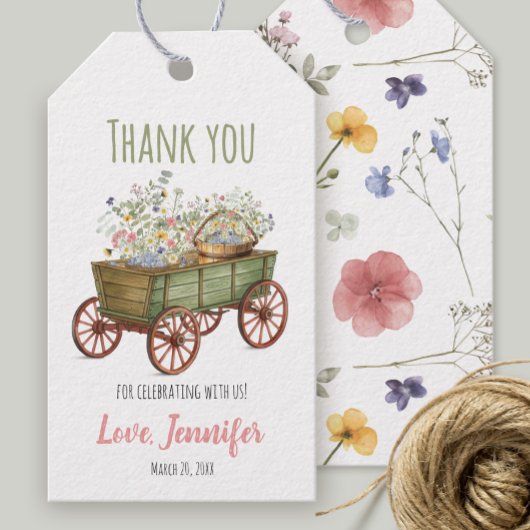 Ze is van de markt Bruids Shower Cadeaubijsluiter Cadeaulabel