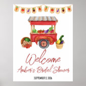 Ze is van de markt Bruidschapsfeest Welkom Poster (Voorkant)