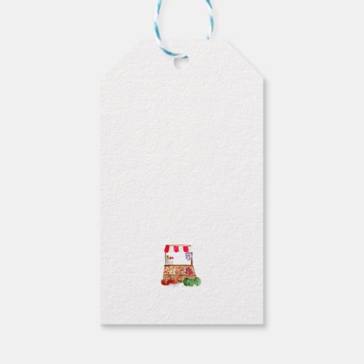 Ze is van de markt Bruidsfeest Dank je Cadeaulabel (Achterkant)