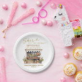 Ze is van de Markt Bruidsfeest Papieren Bordje (Feest)