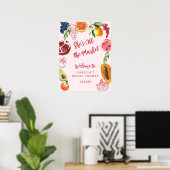 Ze is van de markt Bruidsfeest Verwelkoming Poster (Thuiskantoor)