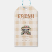 Ze is van de markt Bruidsfeestje Cadeaulabel (Voorkant)
