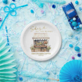 Ze is van de Markt Bruidsjurk Feest Papieren Bordje (Feest)