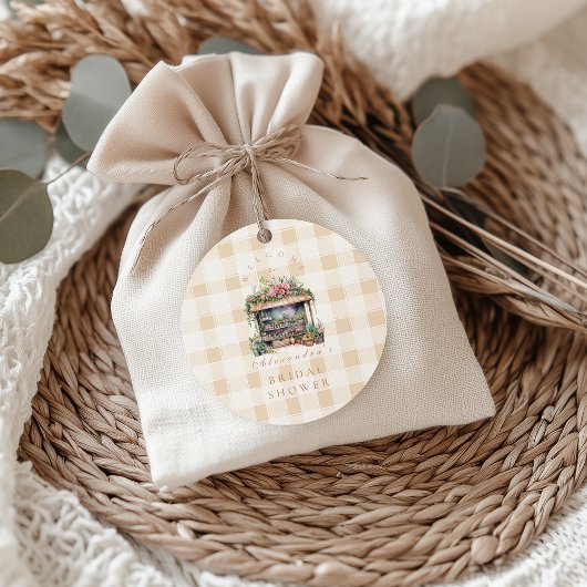 Ze is van de Markt Bruidsmeisjesfeest Ronde Sticker