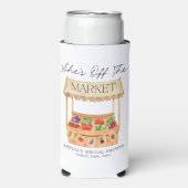 Ze is van de markt Canvas tas Seltzer Blikjeskoeler (Seltzer Voorkant)