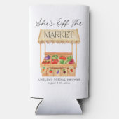 Ze is van de markt Canvas tas Seltzer Blikjeskoeler (Achterkant)