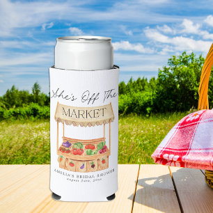 Ze is van de markt Canvas tas Seltzer Blikjeskoeler