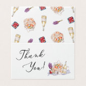 Ze is van de markt dank je kaart (Buitenkant ongevouwen)