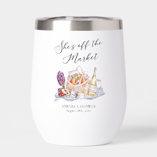 Ze is van de markt Farmer's Market Vrijgezellenfee (Achterkant)