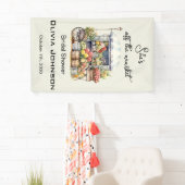 Ze is van de markt Franse Beige Bruidsdouche Spandoek (Insitu)