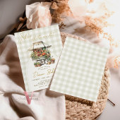 Ze is van de markt Gingham Vrijgezellenfeest Uitno Kaart