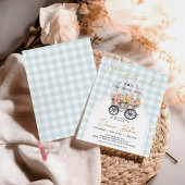 Ze is van de markt Gingham Vrijgezellenfeest Uitno Kaart