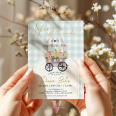 Ze is van de markt Gingham Vrijgezellenfeest Uitno Kaart