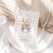 Ze is van de markt Gingham Vrijgezellenfeest Uitno Kaart