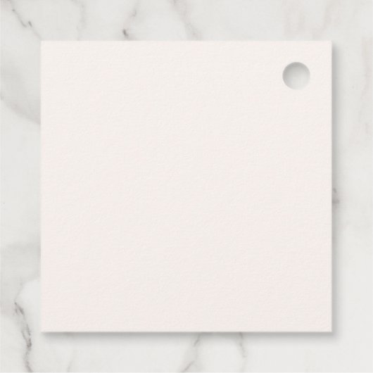 "Ze is van de Markt" Handgetekende Bruidscadeaufee Bedankjes Labels (Achterkant)