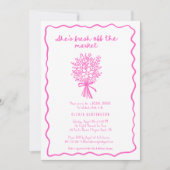 Ze is van de markt handgetekende Vrijgezellenfeest Kaart (Voorkant)