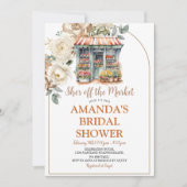 Ze is van de markt Herfst Flowers Vrijgezellenfees Kaart (Voorkant)