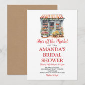 Ze is van de markt kleurrijk Vrijgezellenfeest Kaart (Voorkant / Achterkant)