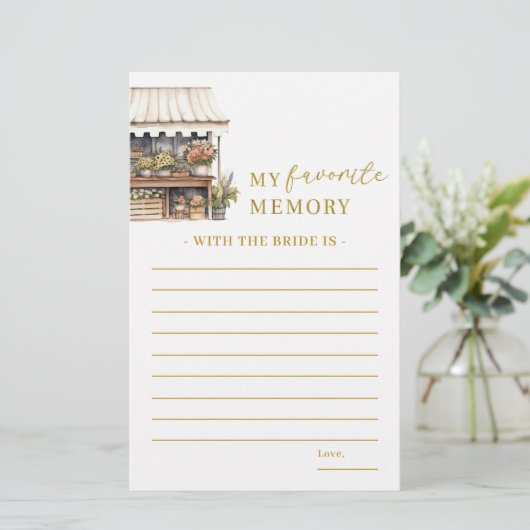 Ze is van de markt mijn favoriete geheugenspel (Staand voorkant)