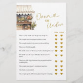 Ze is van de markt over of onder games Kaart (Voorkant)