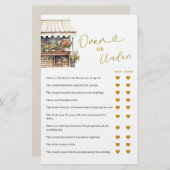 Ze is van de markt over of onder games Kaart (Voorkant / Achterkant)