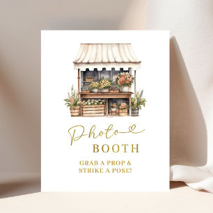 Ze is van de markt PhotoBooth Party Sign Poster