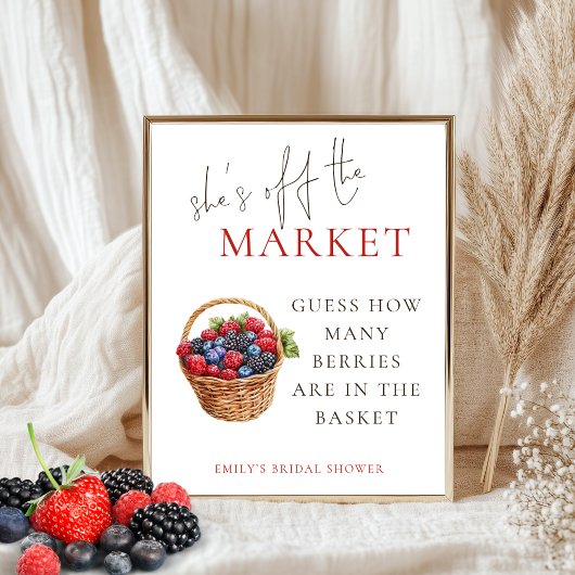 Ze is van de markt, raad eens hoeveel Vrijgezellen Poster