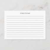 Ze is van de markt recept voor de bruid informatiekaartje (Achterkant)